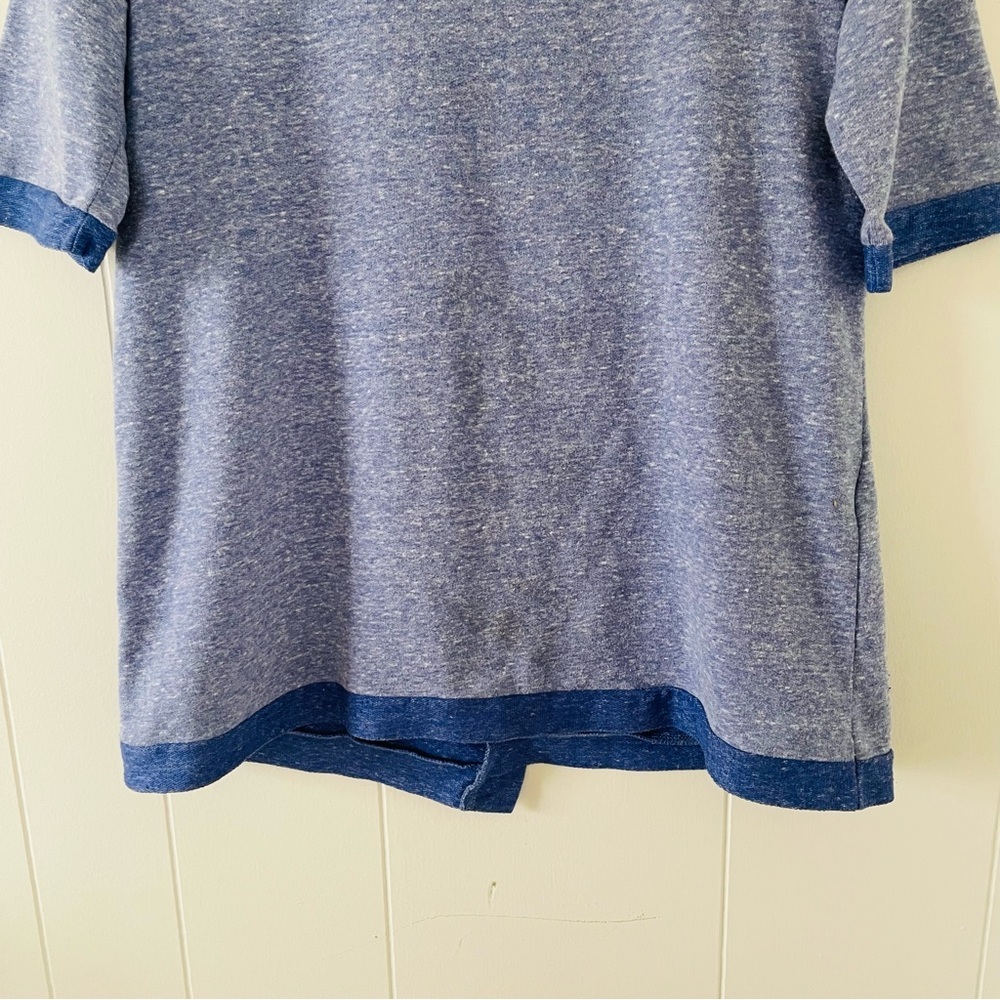 WONDERLAND Blue Short Sleeve Knit Top - Picture 3 of 12